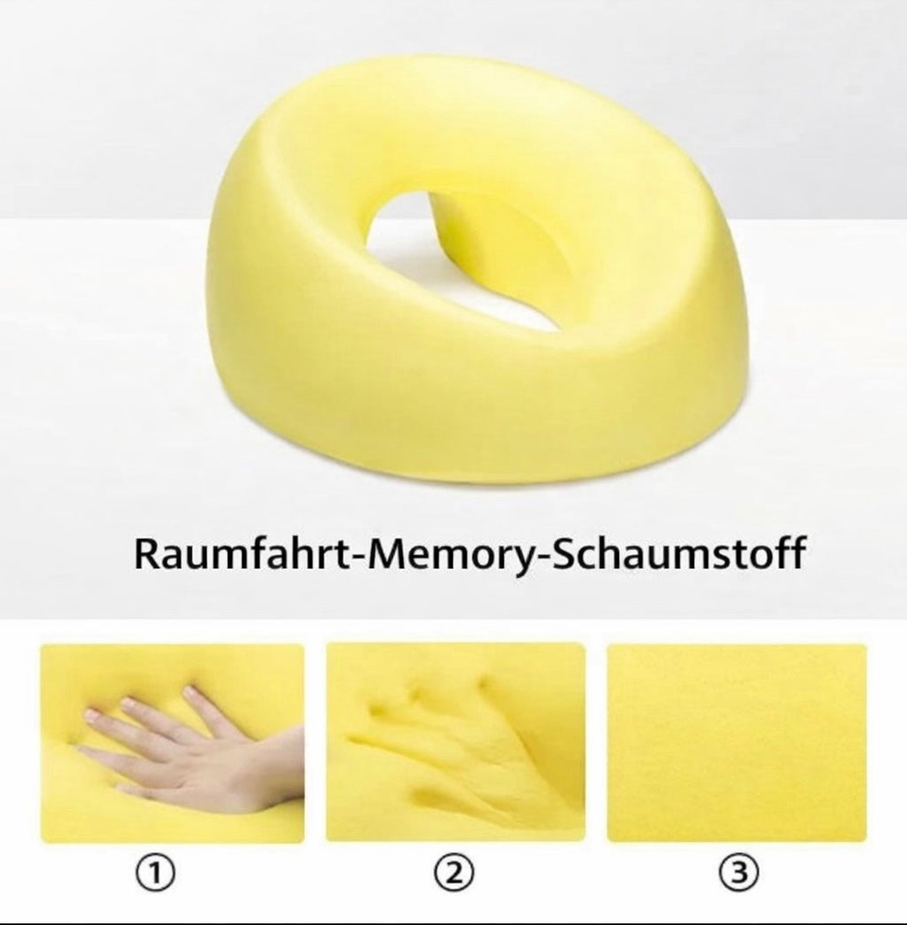 Ergonomisches Face-Down-Kissen – Memory-Schaum Nacken- & Ruhepolster für Büro, Reisen & Zuhause