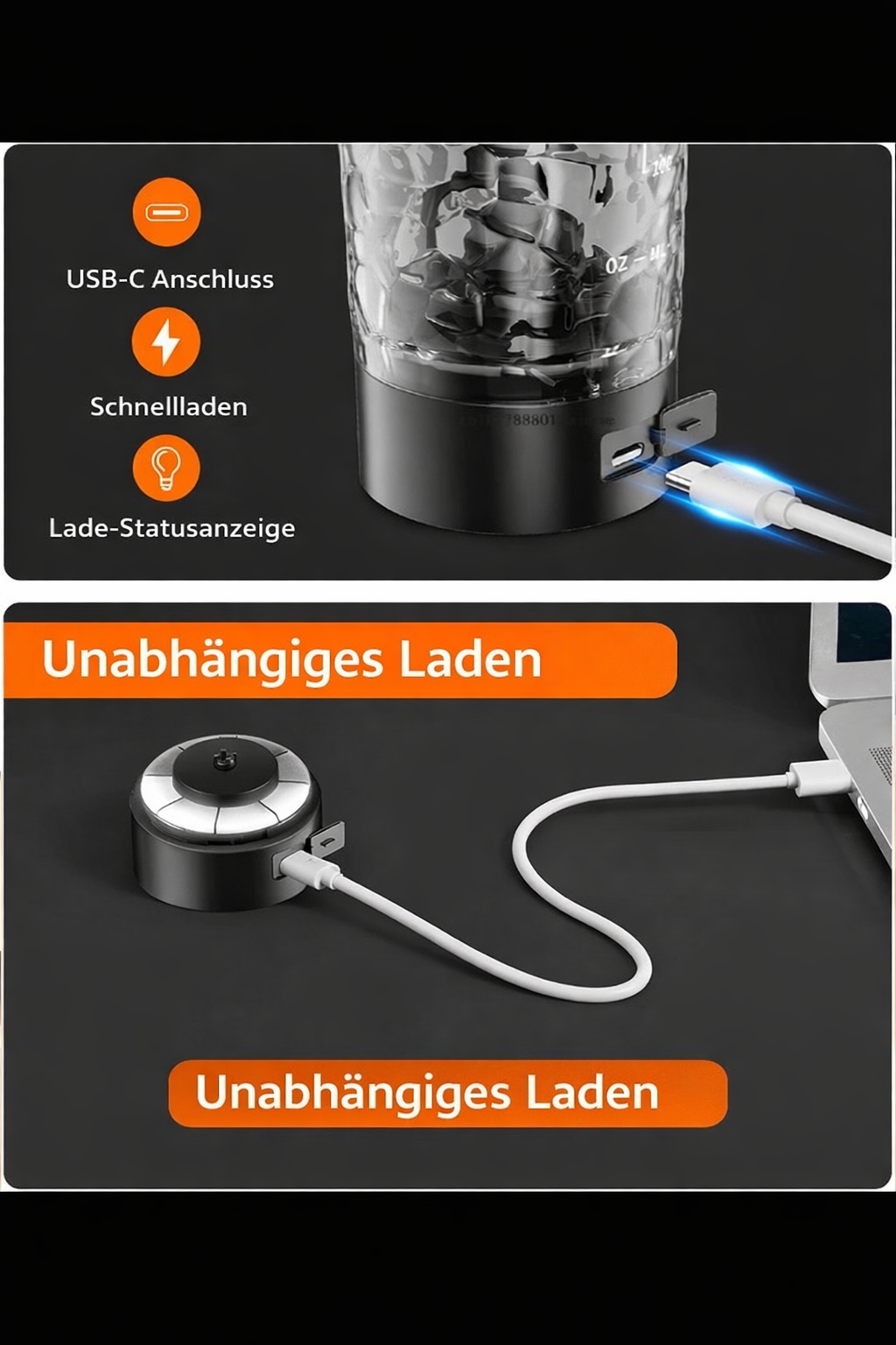 Electric Blender 700ml Portable Protein Powder Mixing Cup USB Rechargeable Mixer Automatic Shaker Bottle Coffee Milk Blender