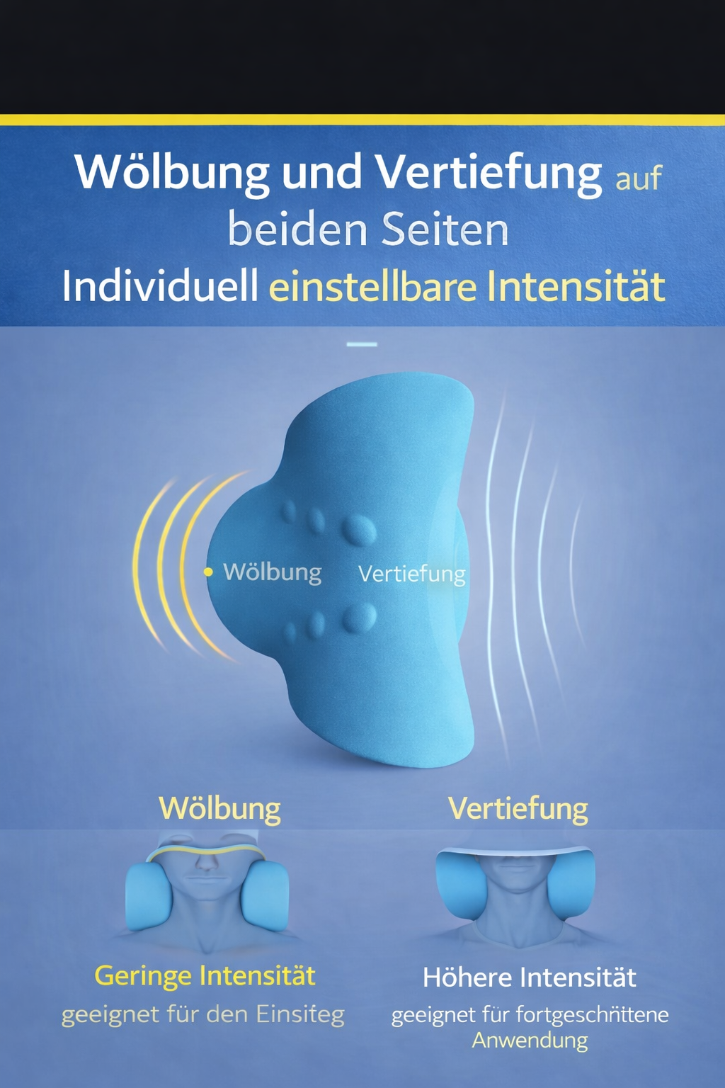 Ergonomisches Massage-Kissen für Nacken & Schulter – Entspannung & Schmerzlinderung für Zuhause