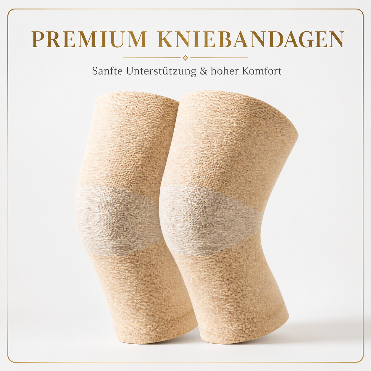 Bambus-Aktiv Kniebandage (1 Paar)
