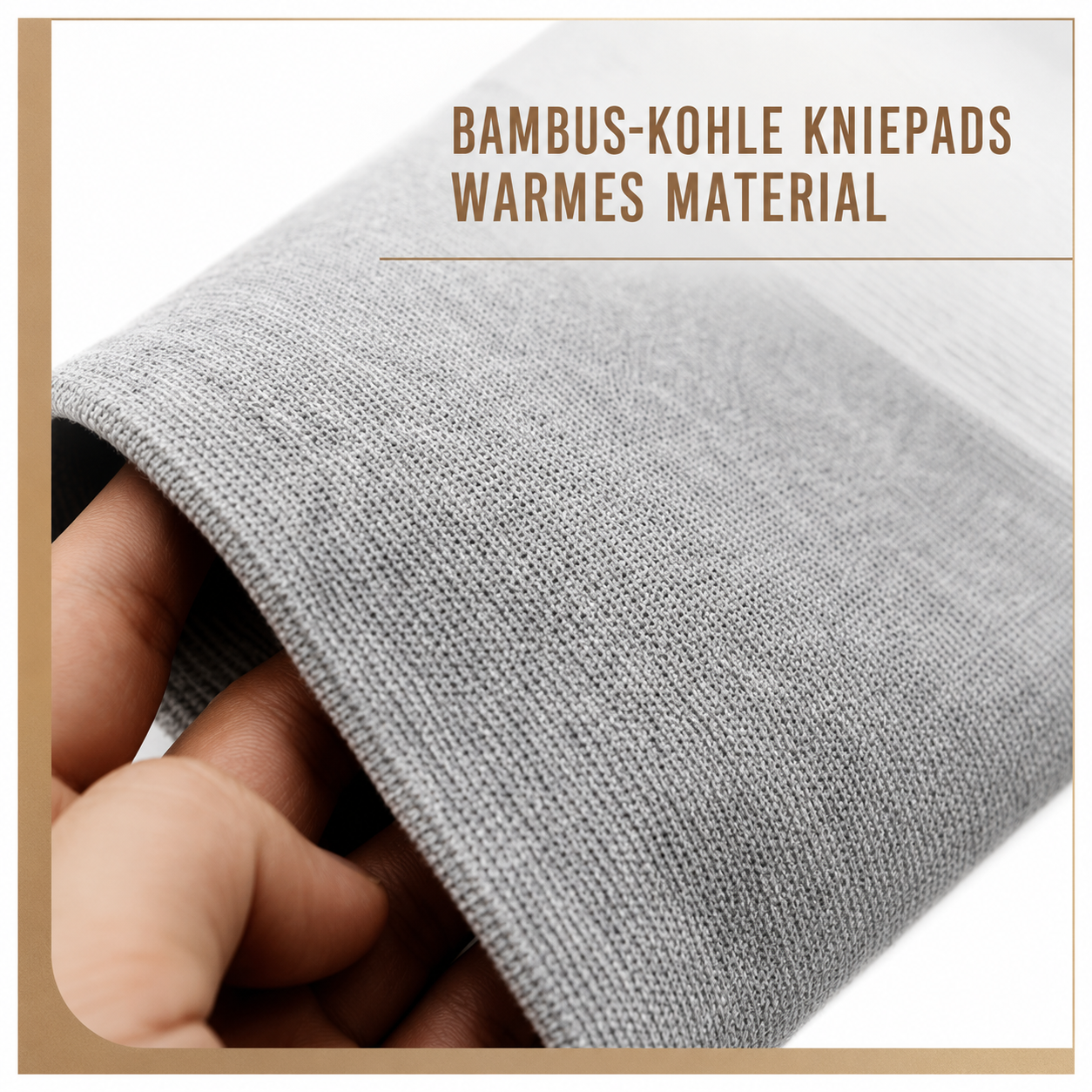 Bambus-Aktiv Kniebandage (1 Paar)