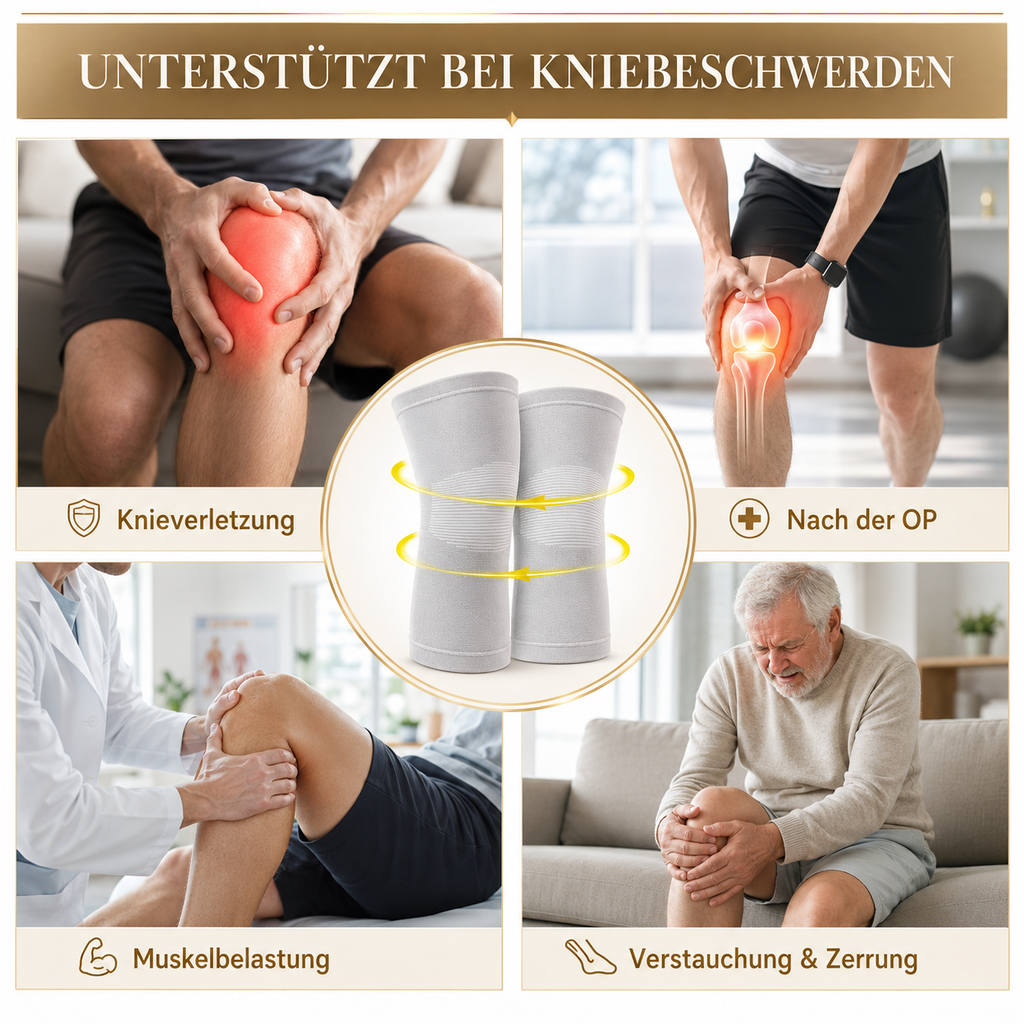 Bambus-Aktiv Kniebandage (1 Paar)
