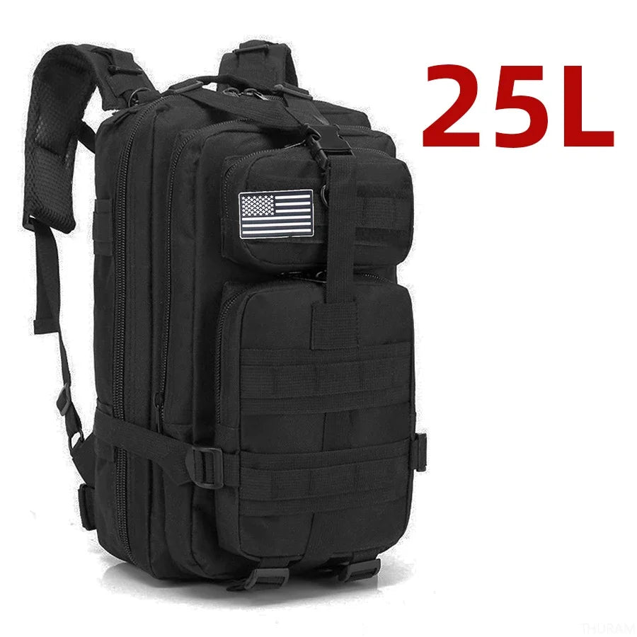 Tactical Sport-Rucksack 25L / 50L – Wasserdicht, Strapazierfähig & Perfekt für Training, Reisen & Outdoor