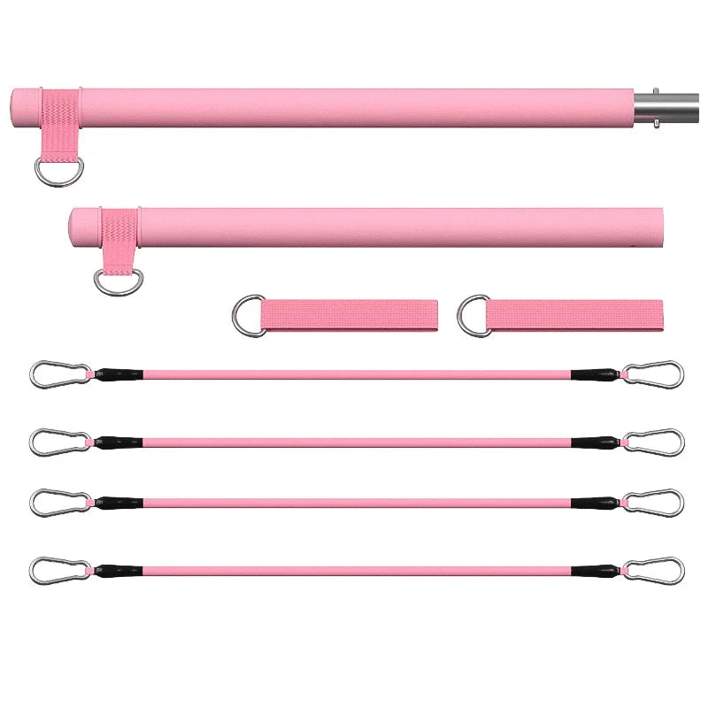 Resistance Pilates Bar Set – Tragbares Home-Gym für Ganzkörpertraining